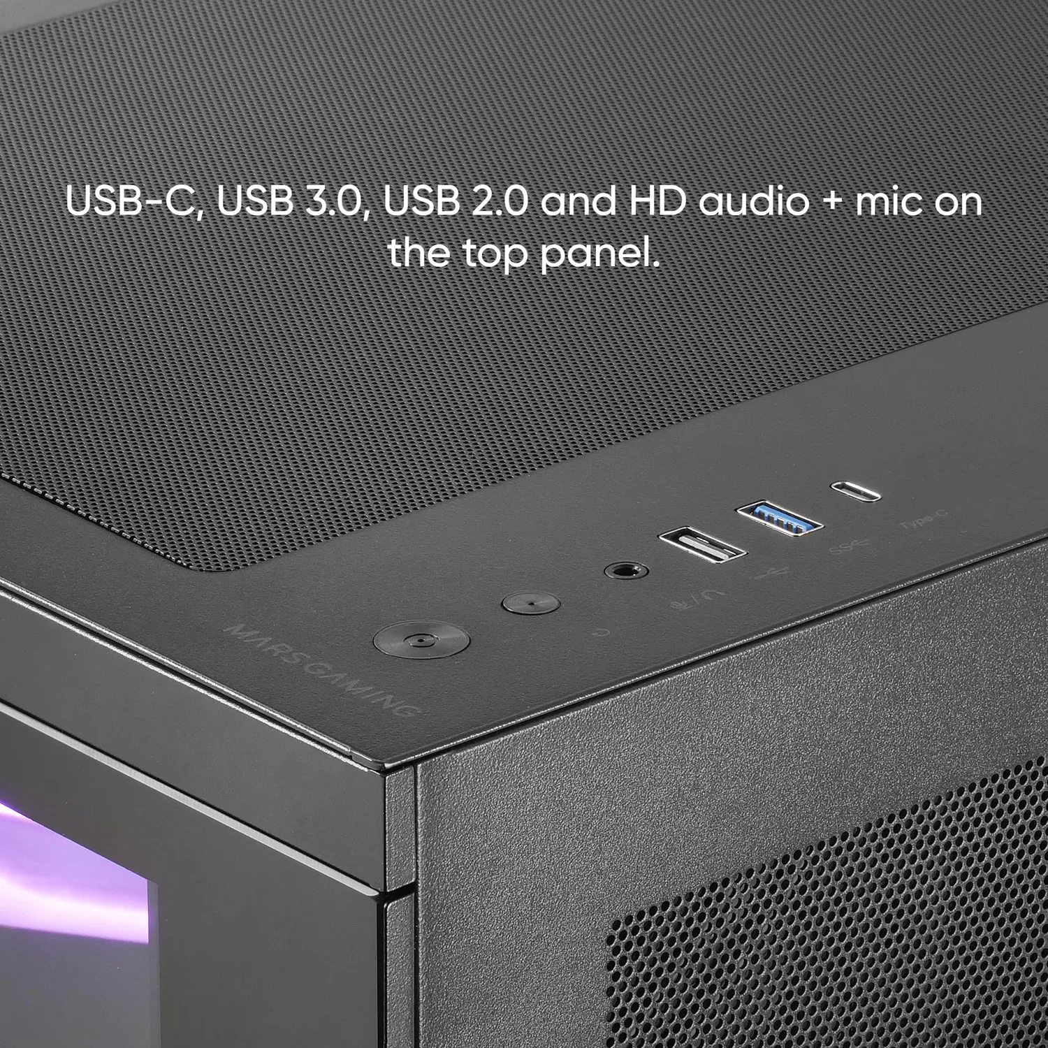 Mars Gaming MC-3TCORELCD case ATX nero schermo