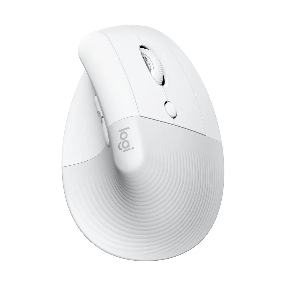 Logitech Lift for Business mouse verticale wireless bianco