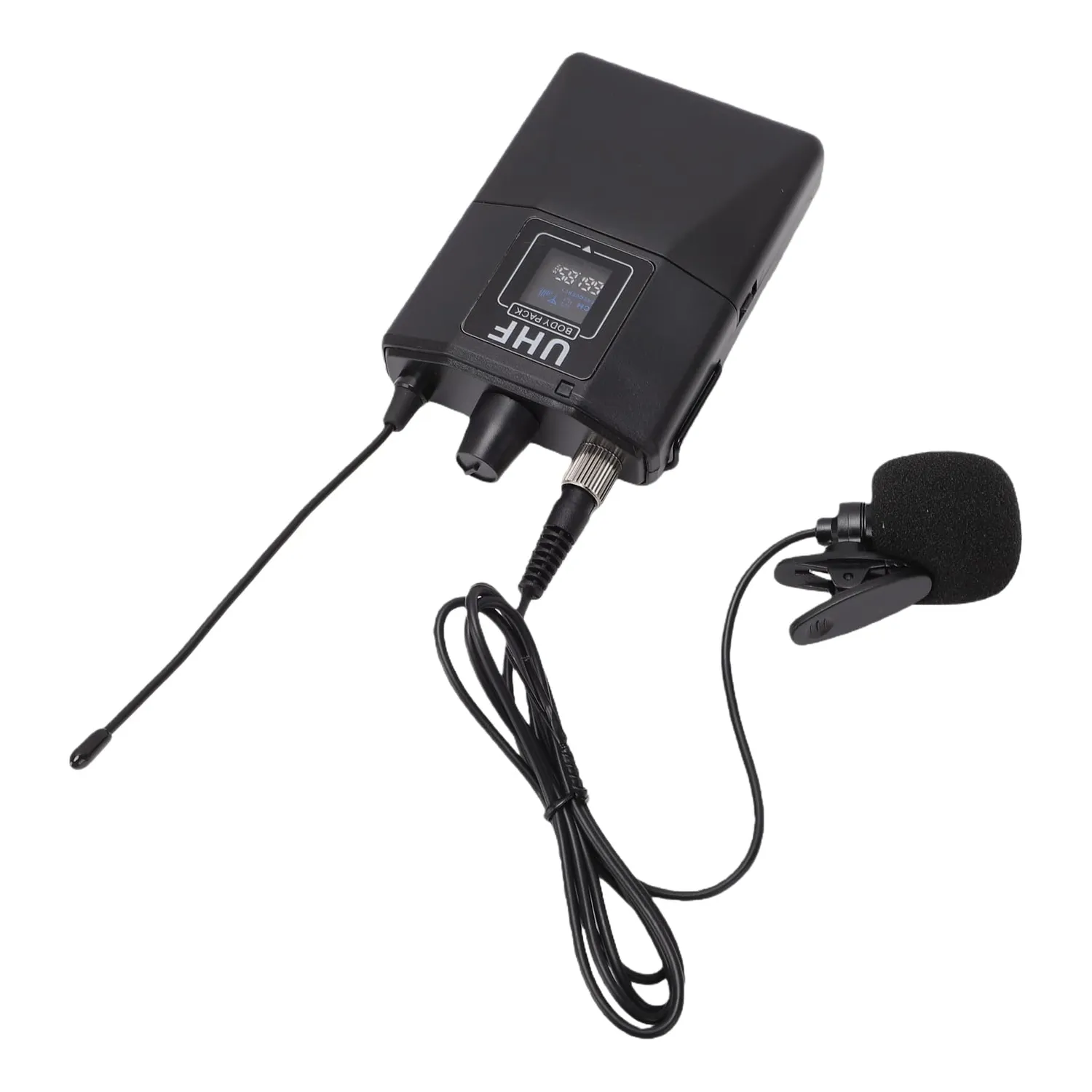 Zunate Microfono Lavalier Wireless Doppio 50m Clip