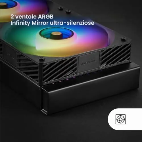 Mars Gaming ML-VISIONPRO240 Dissipatore Liquido 240mm Nero LCD