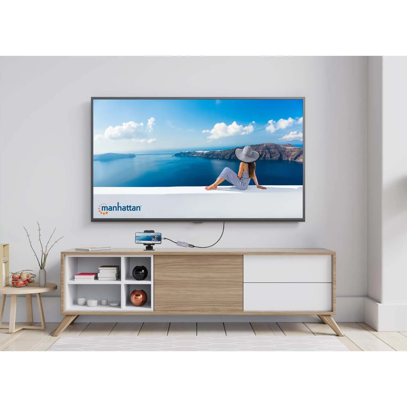 Manhattan Converter Dock USB-C HDMI 4K USB-A PD 100W