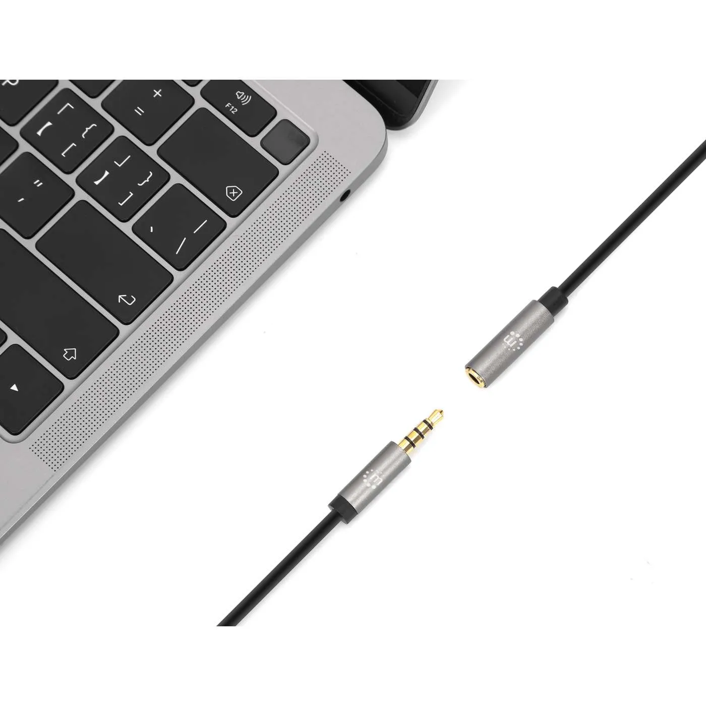 Manhattan Cavo Audio Aux Stereo 3 m Prolunga 3,5 mm Slim