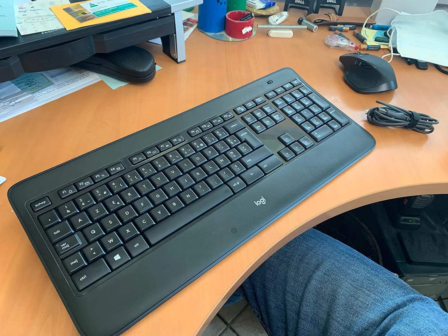 Logitech MX900 kit tastiera e mouse wireless retroilluminato