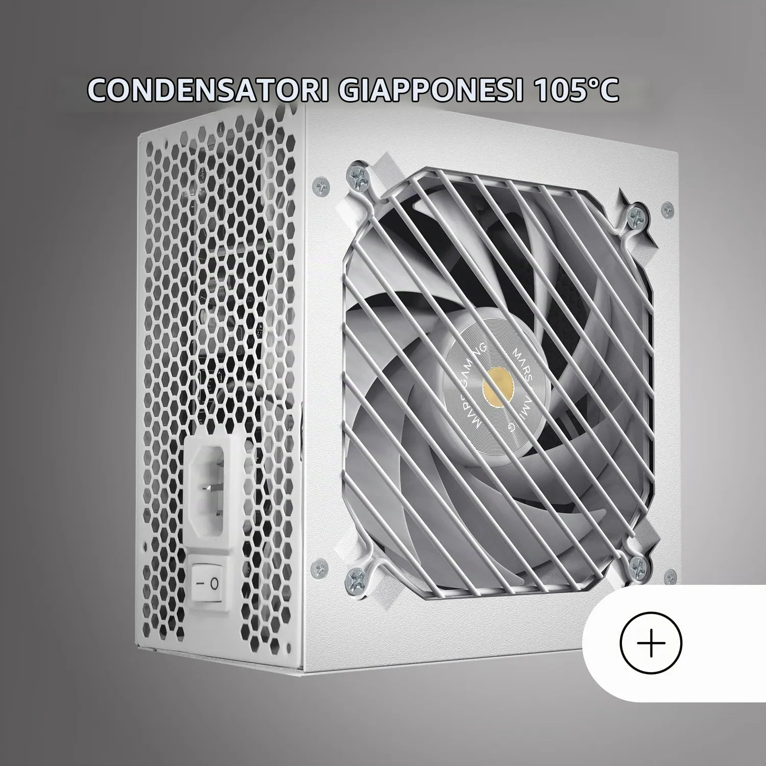 Mars Gaming MPB650SIMW alimentatore 650W modulare bianco