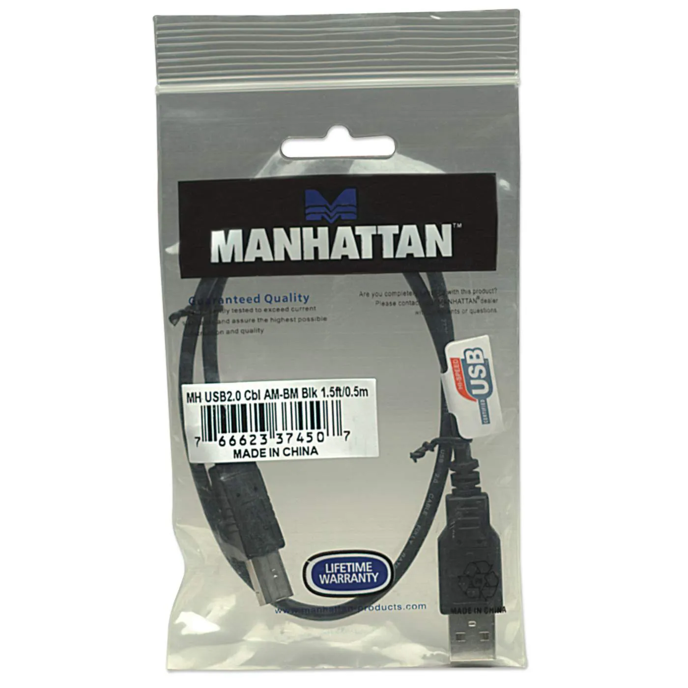 Manhattan Hi-Speed cavo USB A-B stampante 480 Mbps
