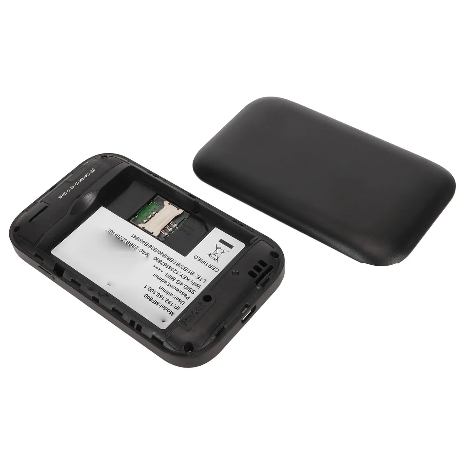 Zunate router WiFi portatile 4G 150Mbps 2100mAh 10 dispositivi
