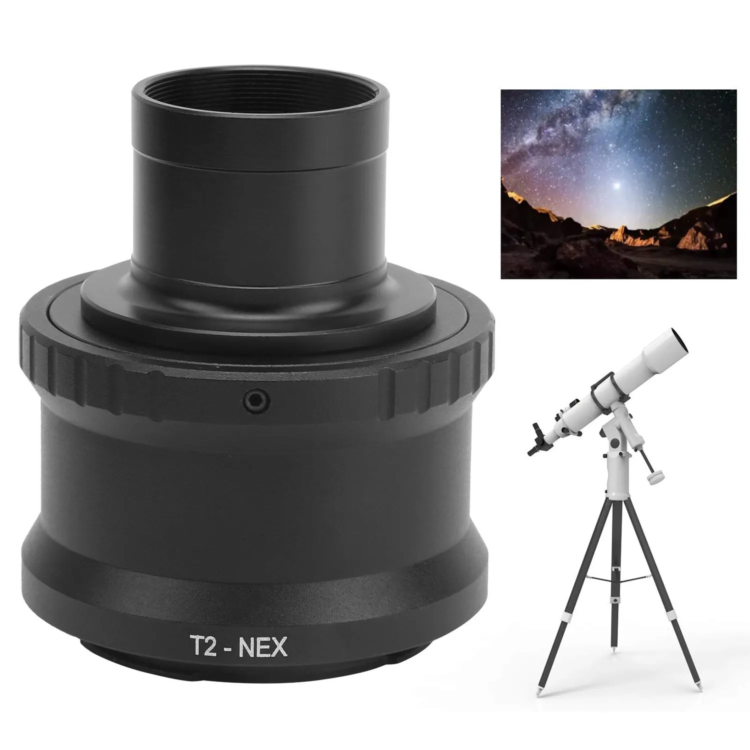 Zunate E-Mount anello adattatore telescopio a T