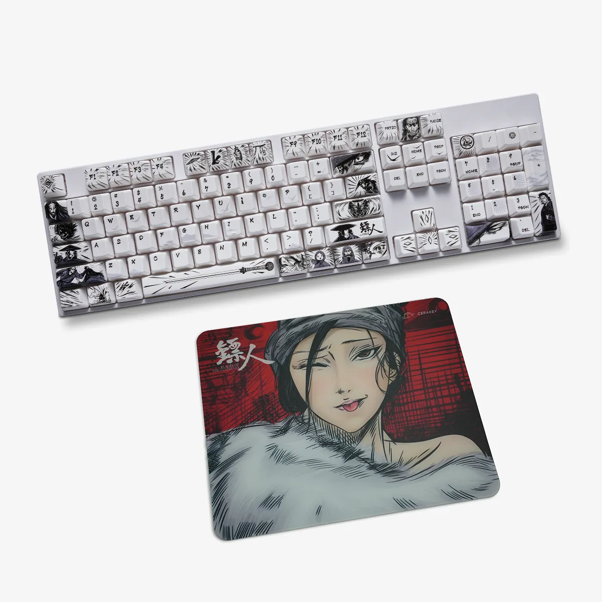 Cerakey Blades Guardians bundle keycap ceramica + vetro Dao Ma
