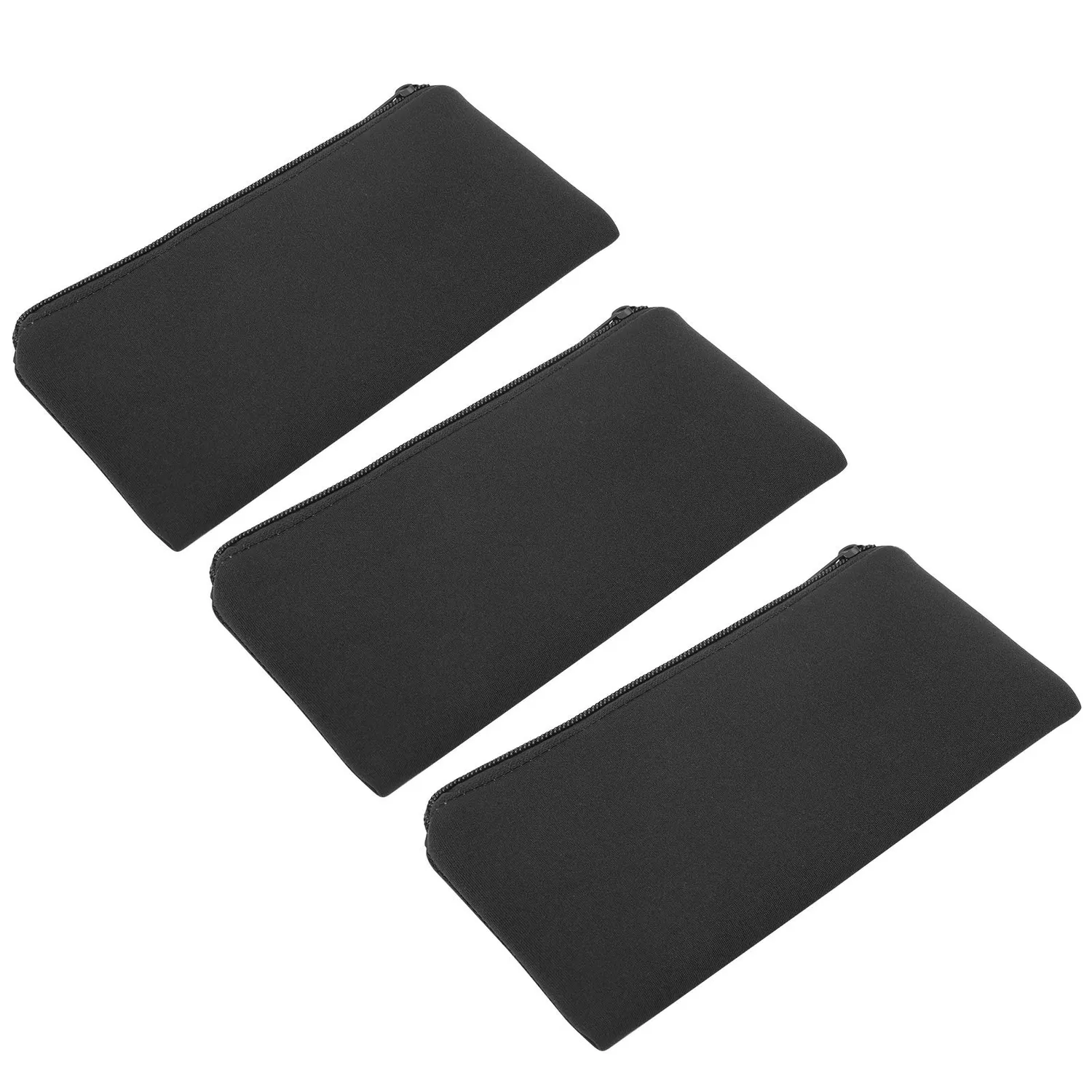 Zunate Astuccio Neoprene Nero 20x10cm Set 3 Pezzi