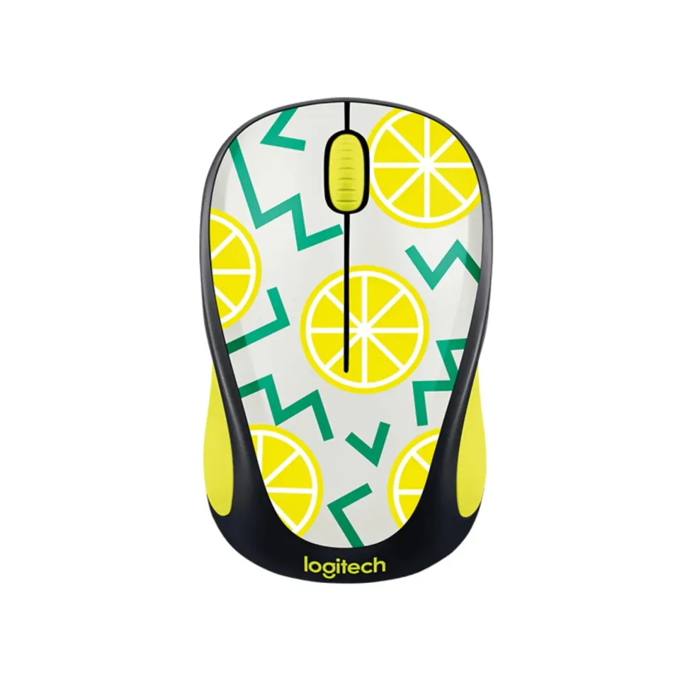 Logitech M238 mouse wireless lemon party collection