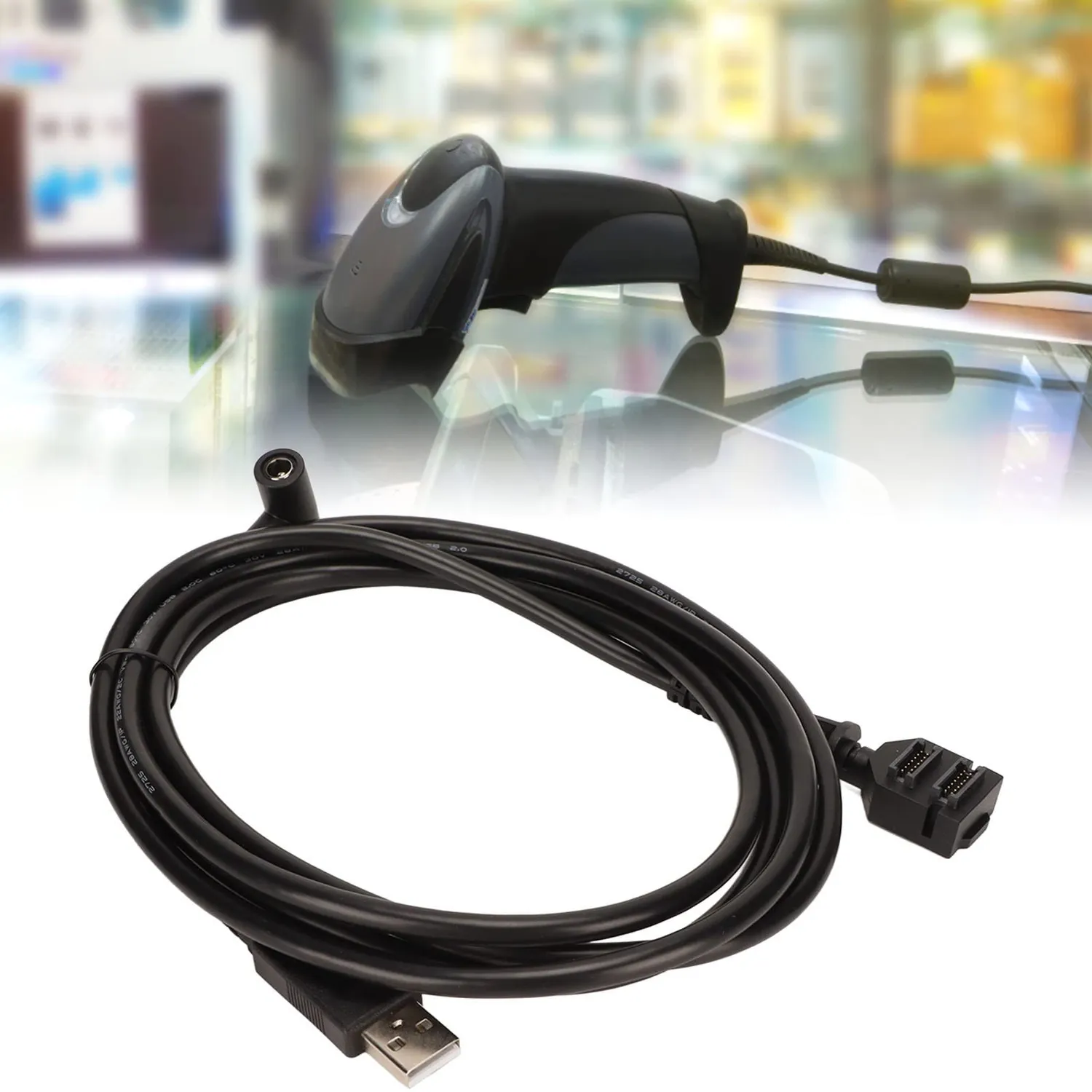 Zunate cavo scanner USB 2m per Verifone VX805 VX820