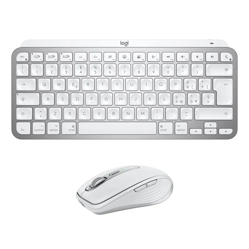 Logitech MX Keys Mini Anywhere 3 combo Mac grigio chiaro