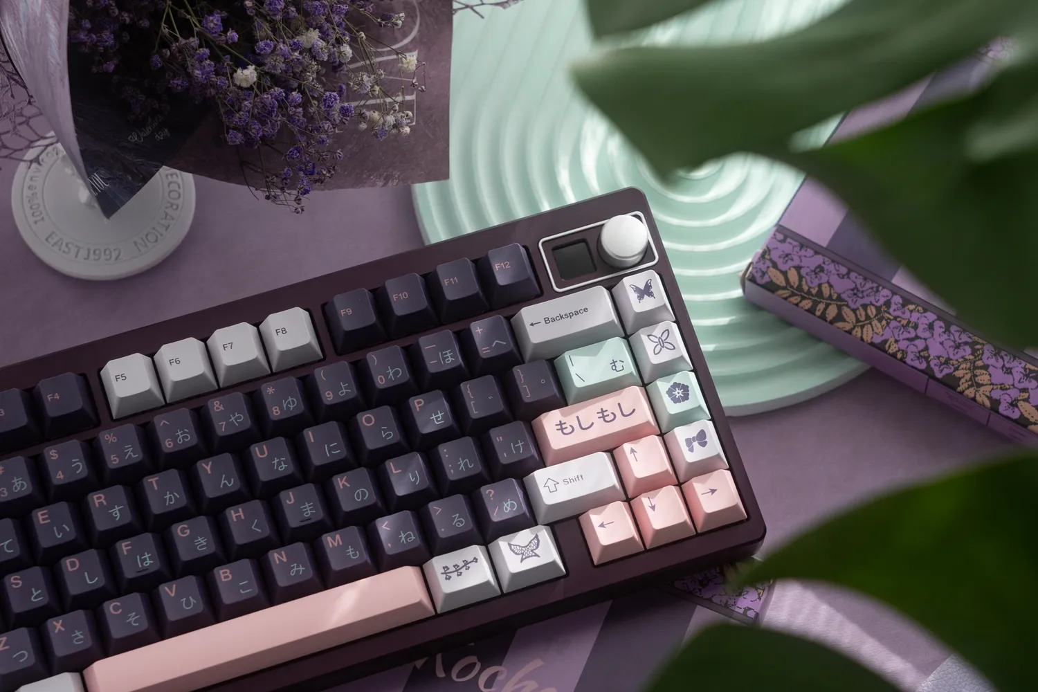 KBS Butterfly Girl keycap PBT Cherry Base anime