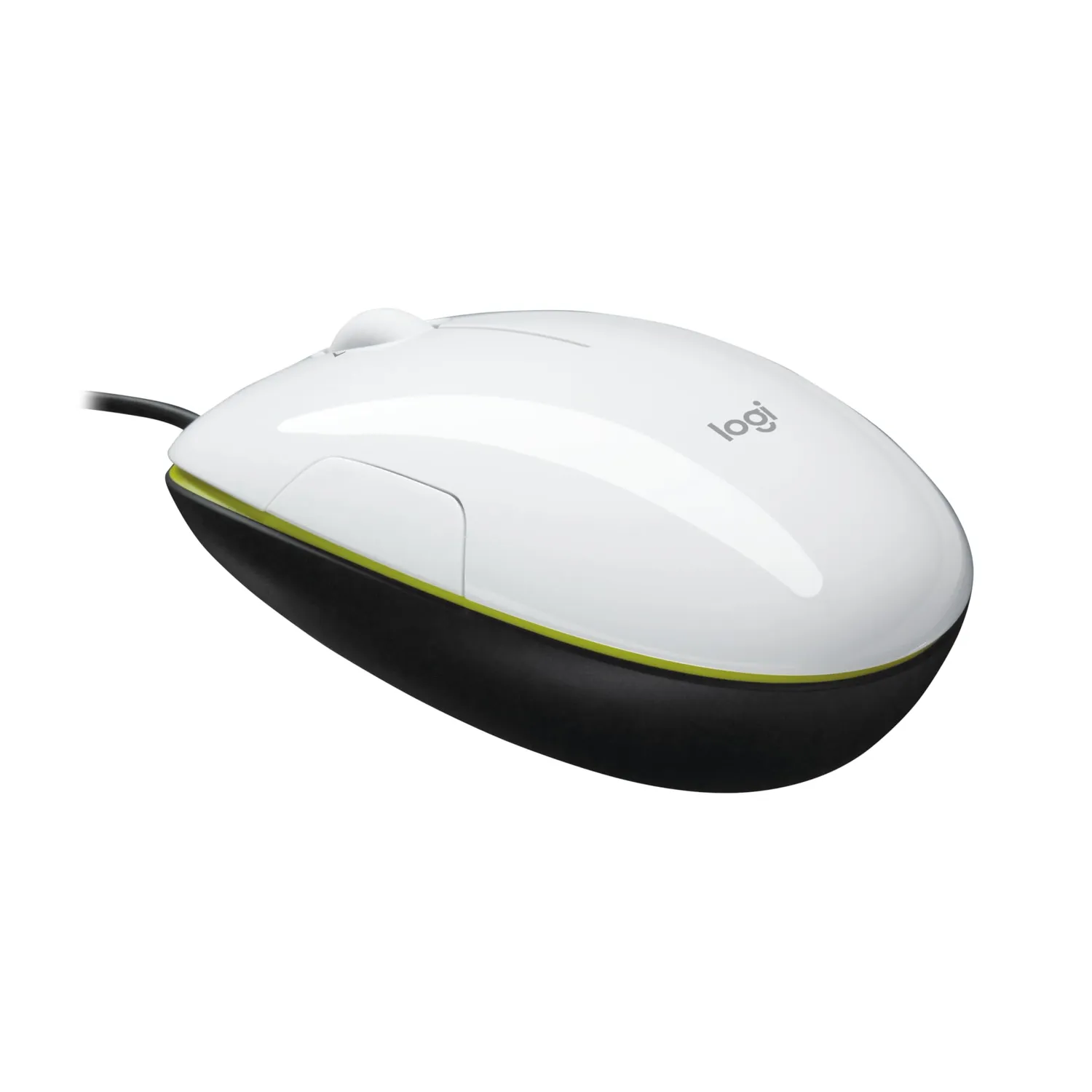 Logitech M150 mouse con filo bianco laser