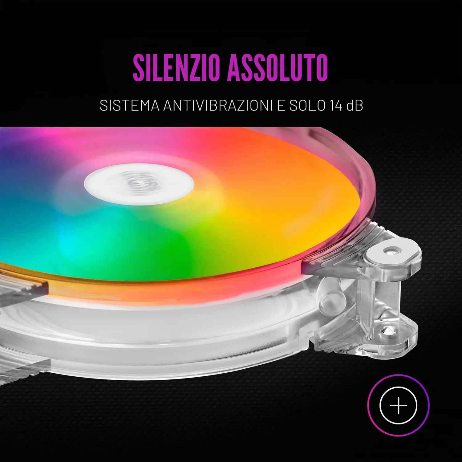 Mars Gaming MFD Ventola 120mm RGB Trasparente