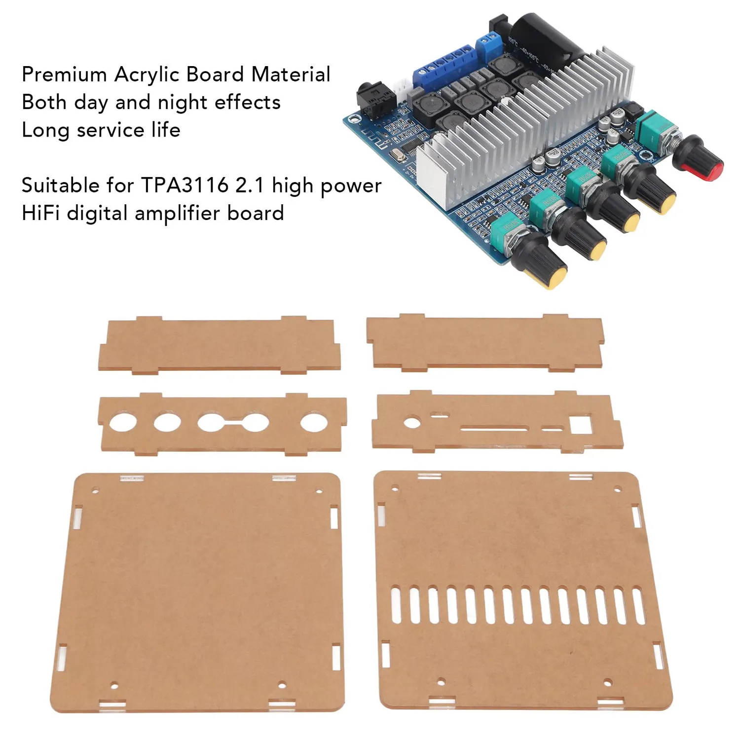 Zunate custodia acrilico TPA3116 2.1 amplificatore