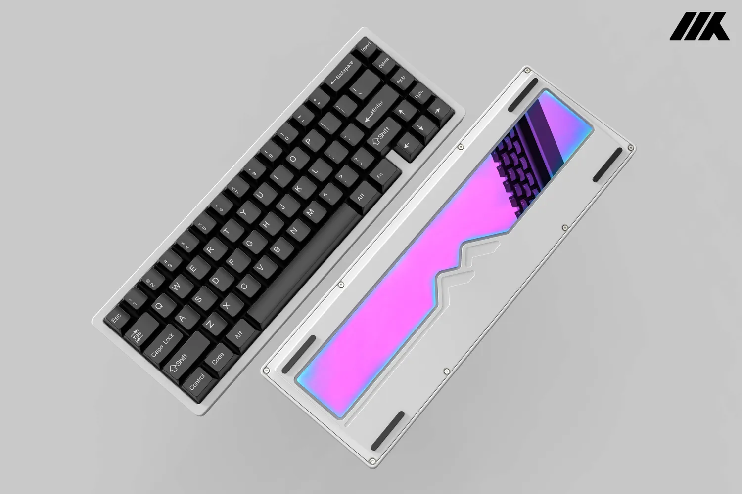 MKC MKC65 tastiera 65% tri-mode alluminio PVD