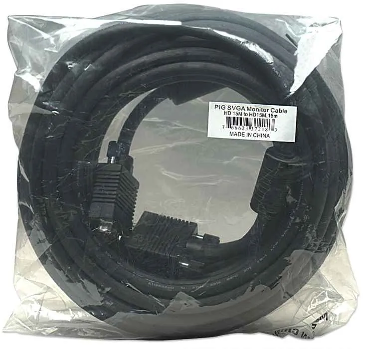 Manhattan Cavo SVGA Monitor HD15 1,8 m schermato