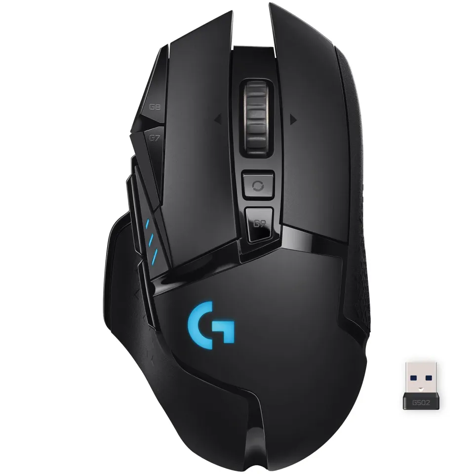 Logitech G502 mouse gaming cablato 25600dpi pesi regolabili