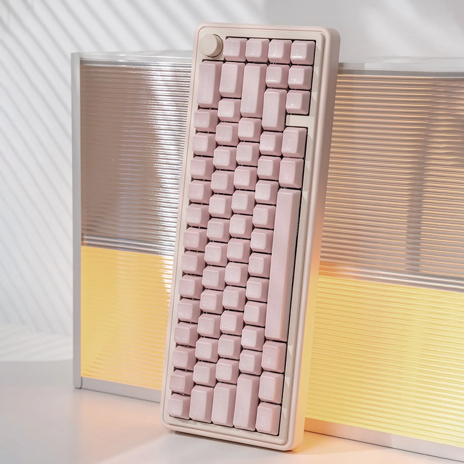 Cerakey V3 Matte Pink set tasti ceramica con scritte