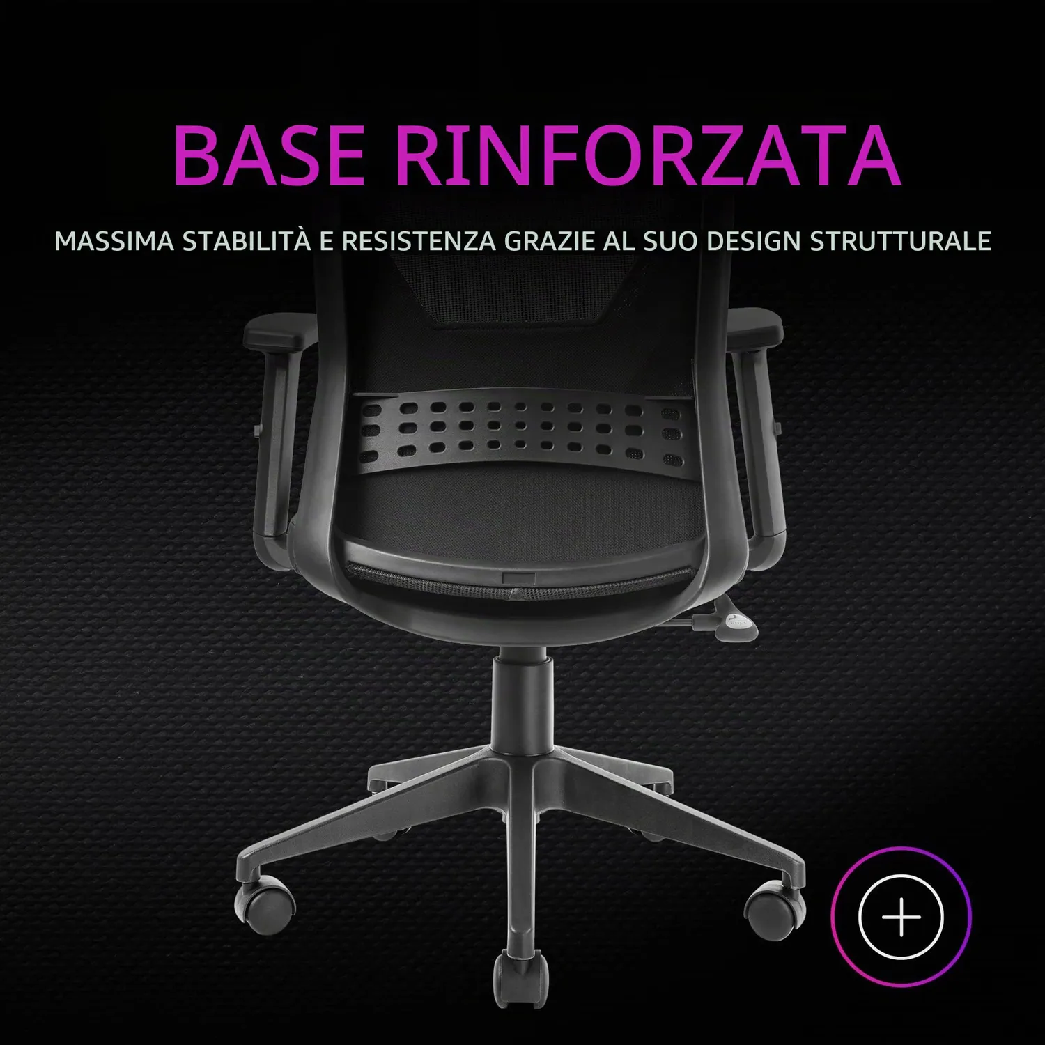 Mars Gaming MGCERGOBR Sedia Gaming Rossa Rete Traspirante
