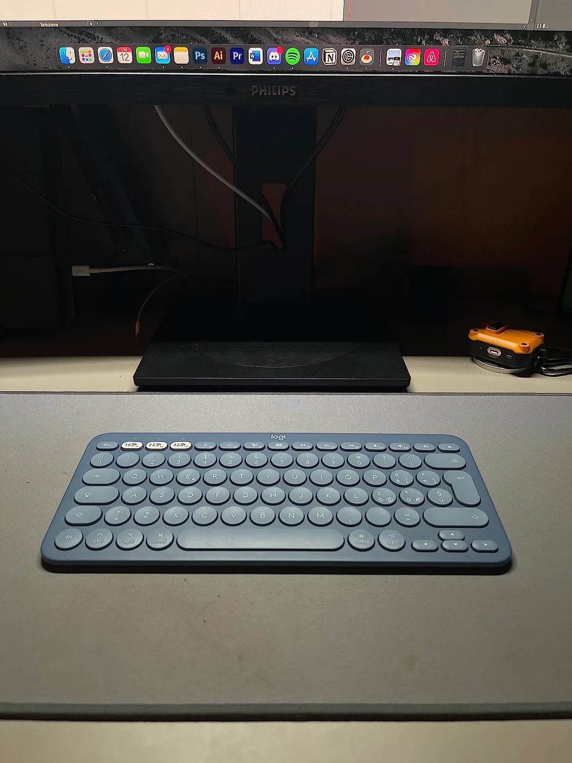 Logitech K380 Tastiera Bluetooth per Mac Blueberry ITA