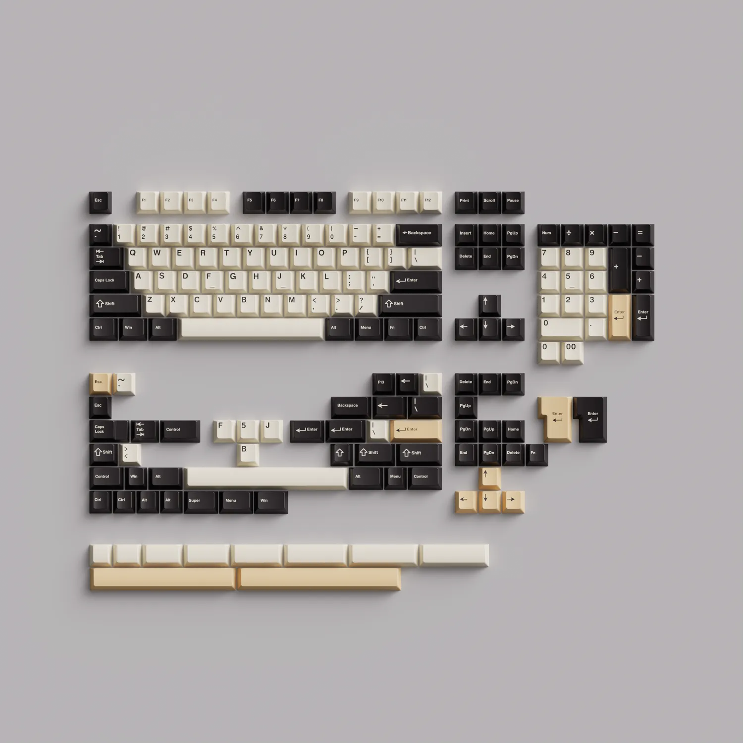 Wuque WS Café keycap PBT double-shot set