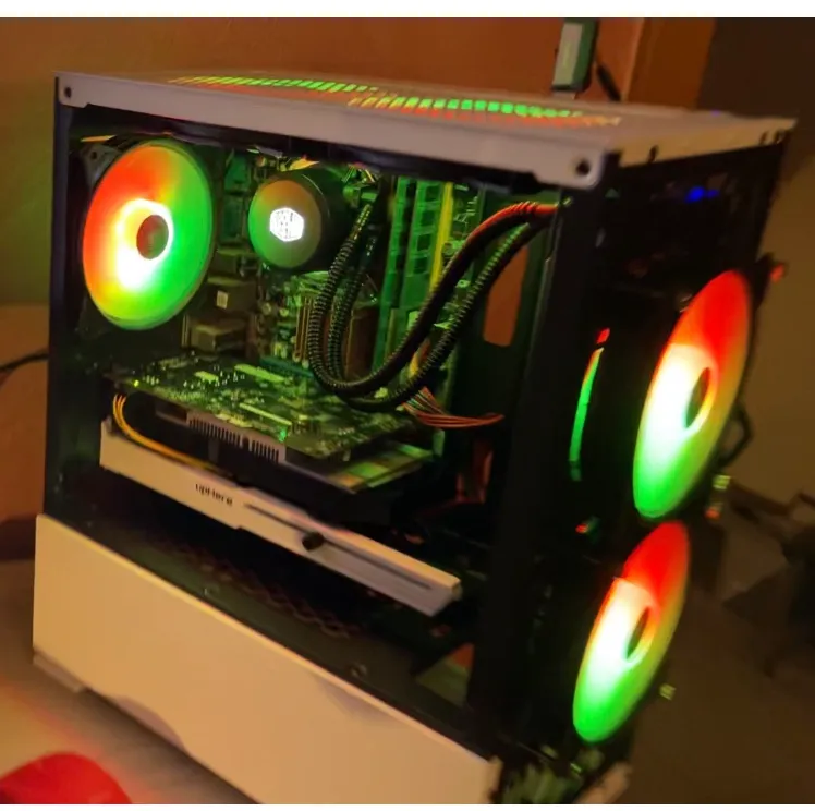 Mars Gaming MC-Z case PC MicroATX bianco mesh RGB