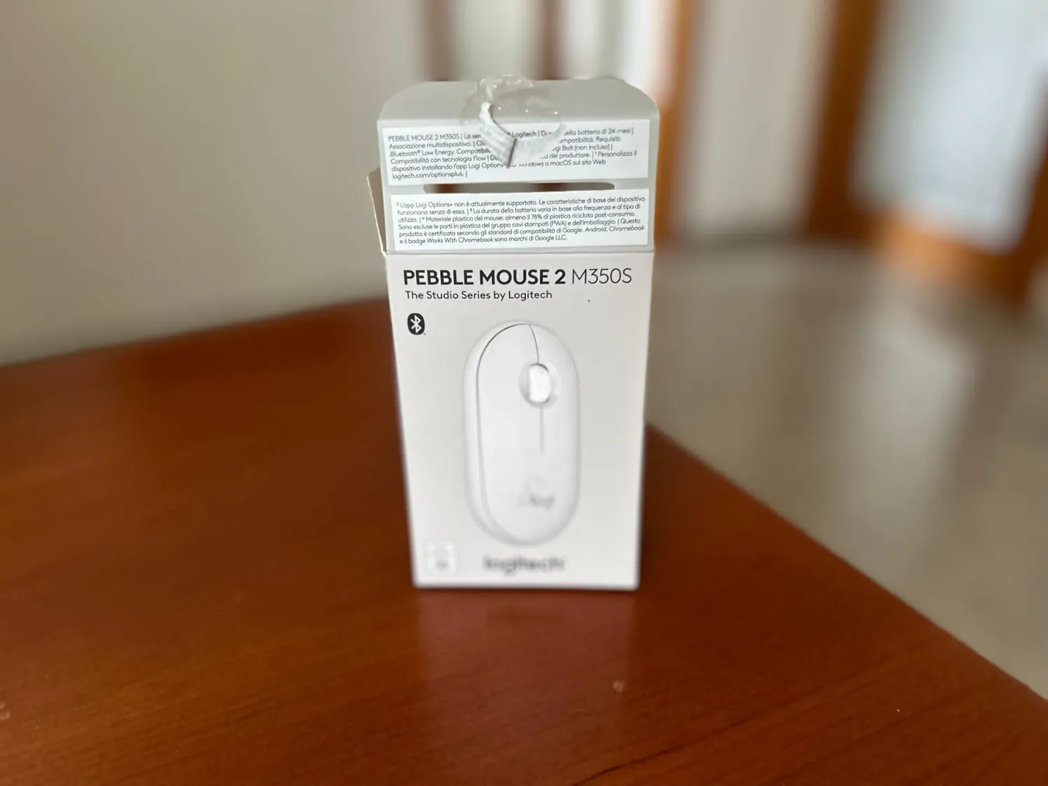 Logitech Pebble 2 M350s mouse bluetooth bianco silenzioso