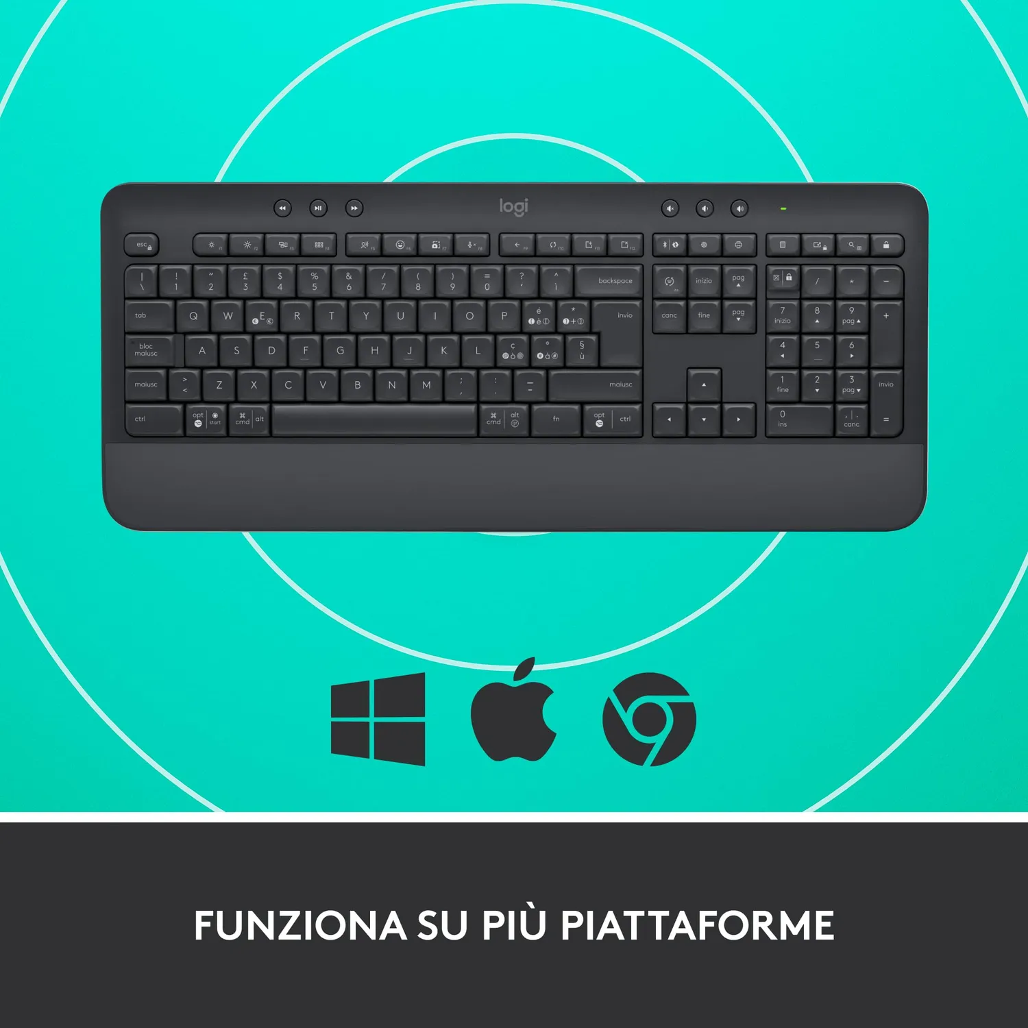 Logitech Signature K650 tastiera wireless ITA QWERTY comfort