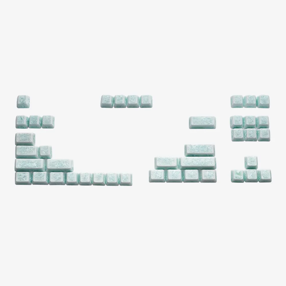 Cerakey B Set TKL Ice Crystal keycap ceramica 87 tasti