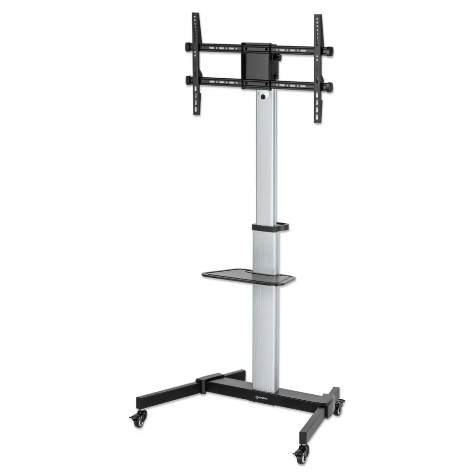 Manhattan Carrello TV Alluminio 37"-86" 50 kg con Ruote