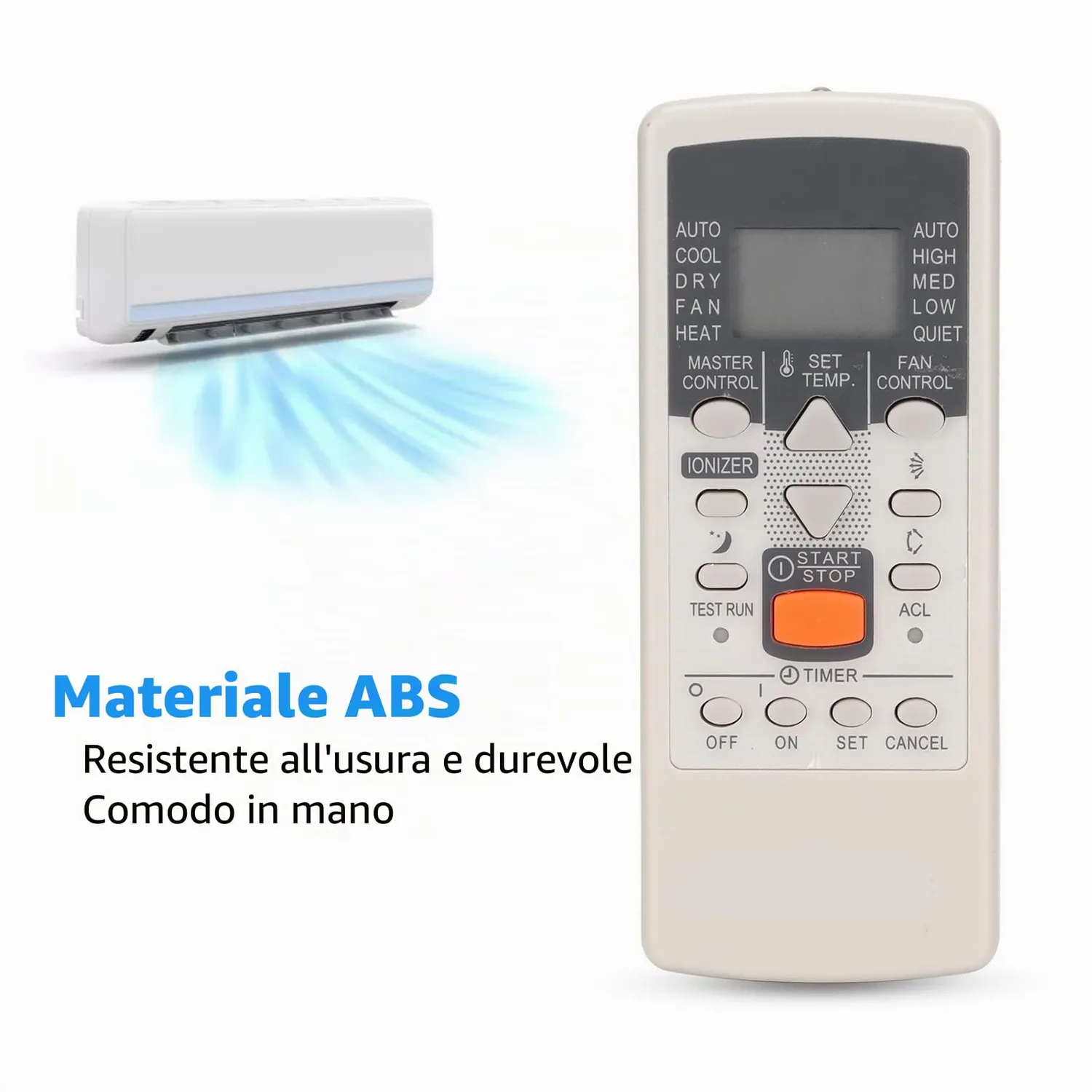 Zunate telecomando condizionatore Fujitsu AR-JE5 universale