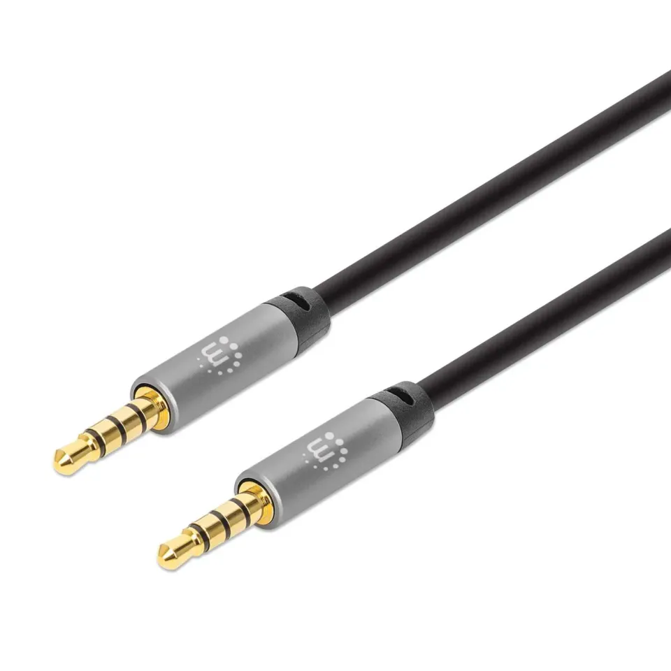 Manhattan Cavo Aux Stereo Jack 3.5 mm 2 m HiFi
