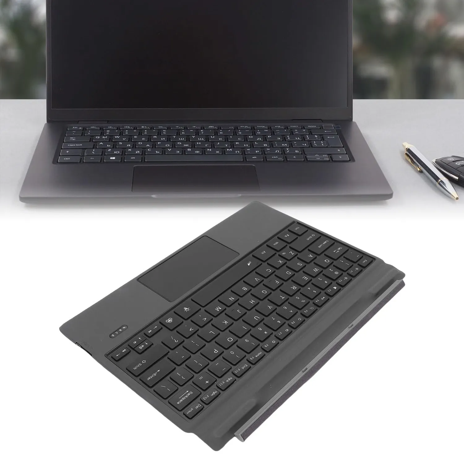 Zunate Tastiera Rimovibile Bluetooth Retroilluminata per Latitude 7320
