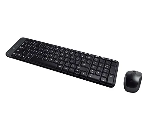 Logitech MK220 Kit Tastiera e Mouse Wireless Compatto