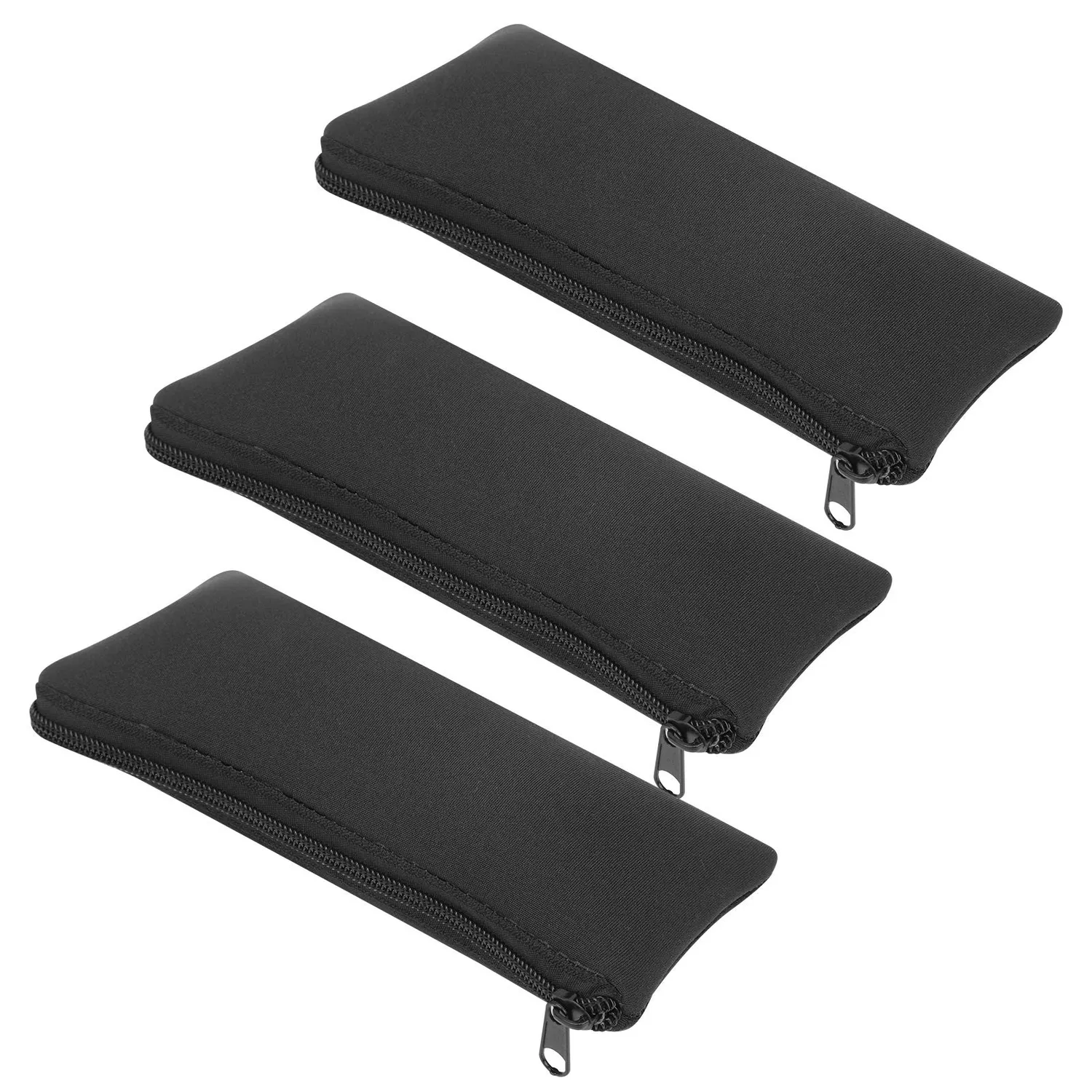 Zunate Astuccio Neoprene Nero 20x10cm Set 3 Pezzi