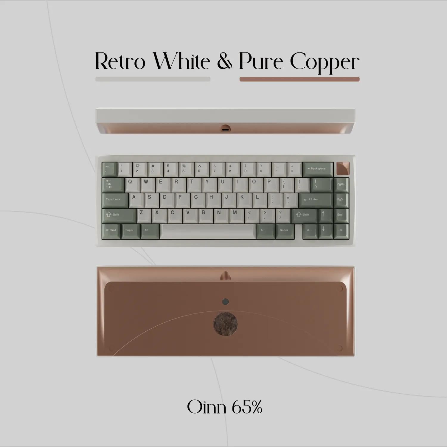 CoffeeKeys OINN65 tastiera 65% group buy rame
