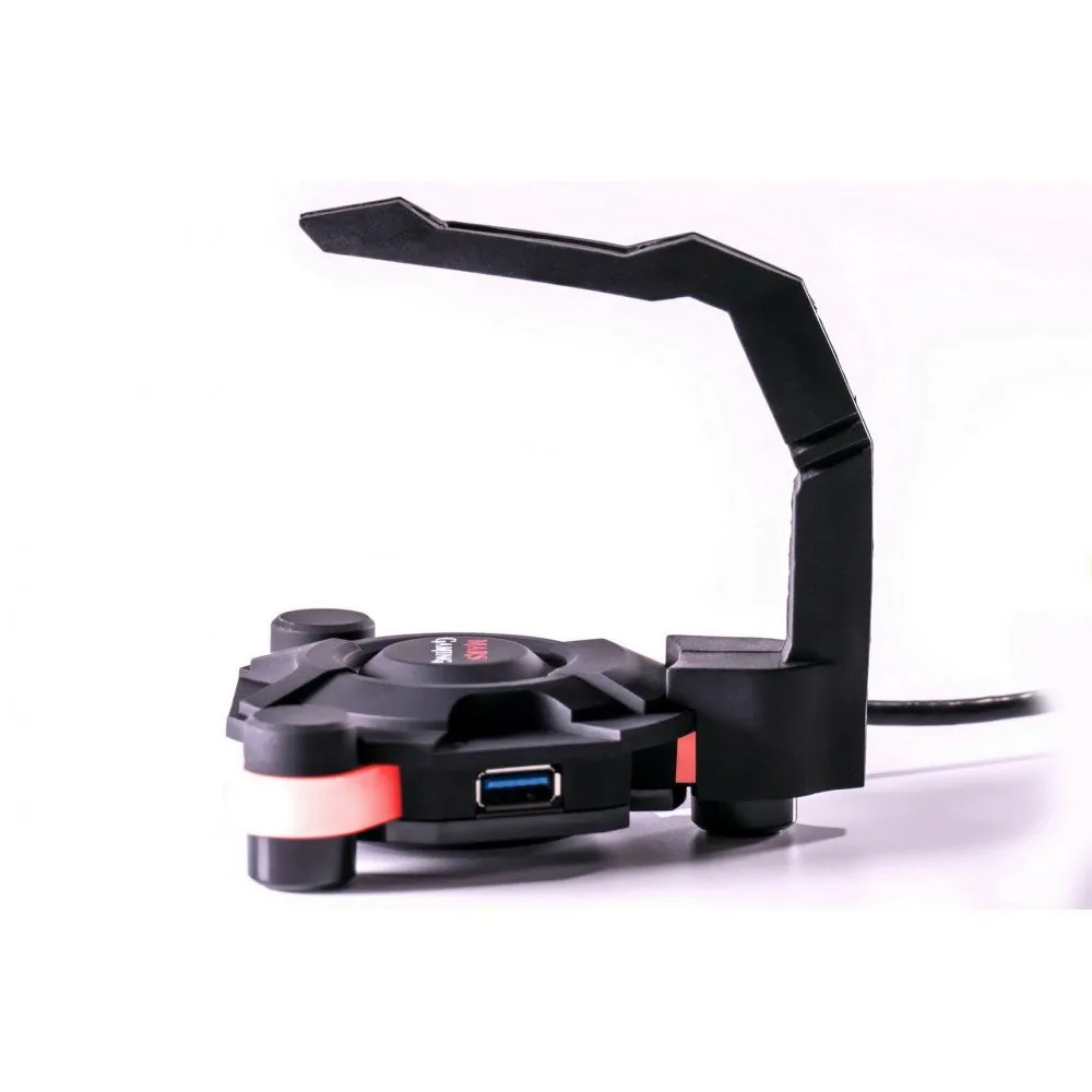 Mars Gaming MMS2 hub USB 3.0 4 porte con bungee mouse LED