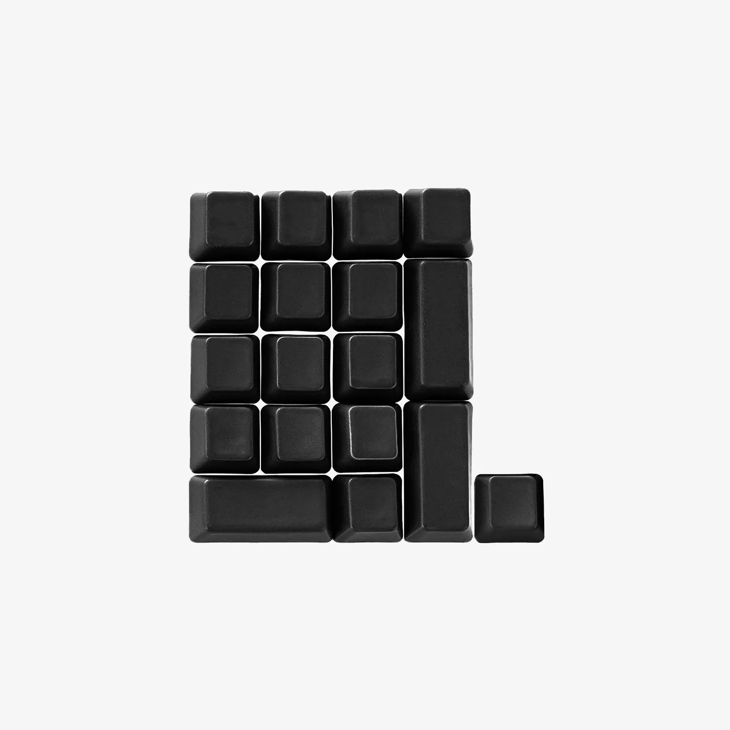 Cerakey C Set-Num-Matte V3 keycap ceramica tastierino nero