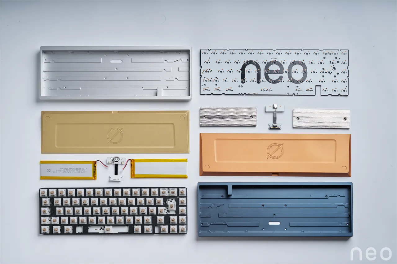 CoffeeKeys Neo65 Core Plus Kit Tastiera Meccanica Alluminio