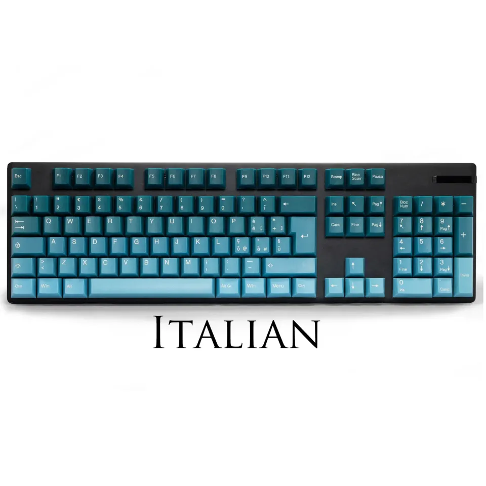 CoffeeKeys Pine Green keycap ABS ISO-IT 141 tasti
