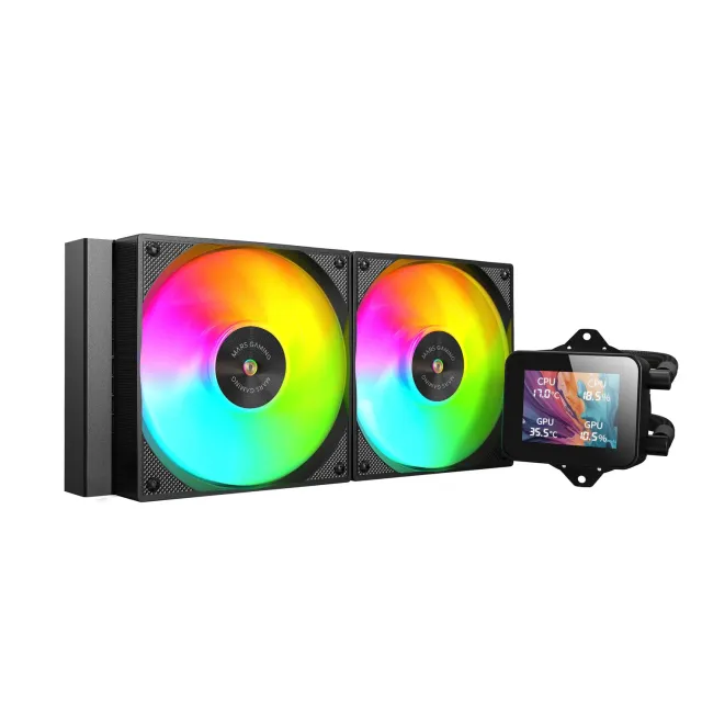 Mars Gaming ML-VISION240 Dissipatore a Liquido AIO 240 Nero LCD