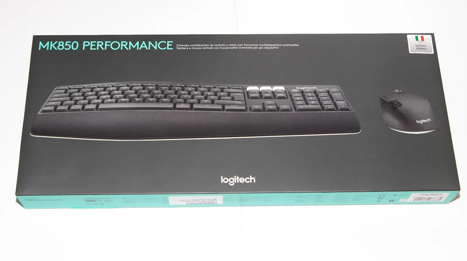Logitech MK850 Kit Tastiera e Mouse Wireless Nero ITA