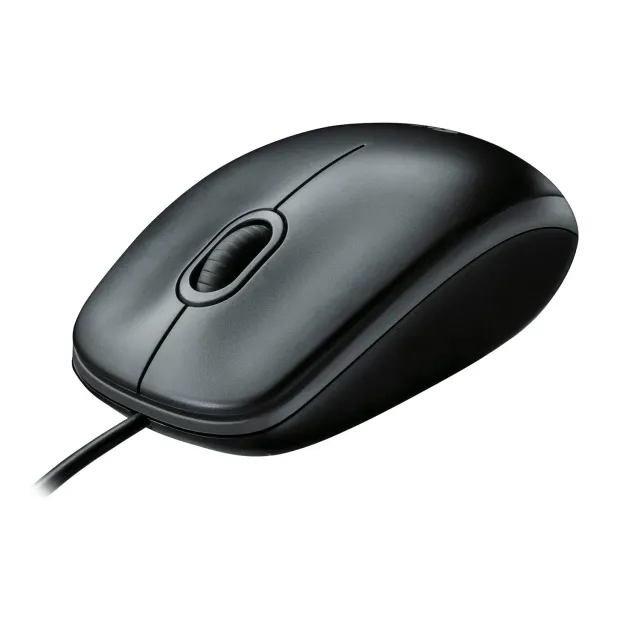 Logitech B100 mouse cablato USB 800 DPI nero