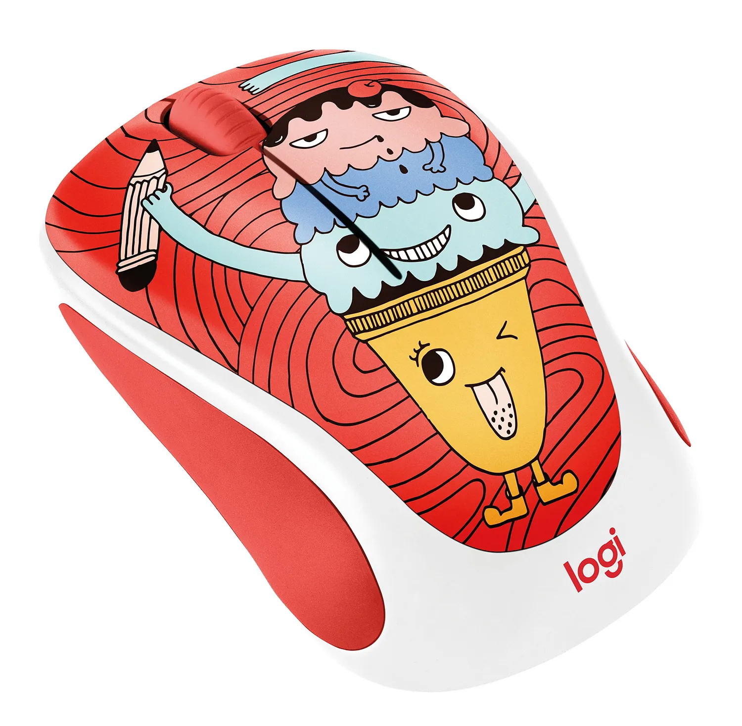 Logitech M238 mouse wireless Triple Scoop adesivi