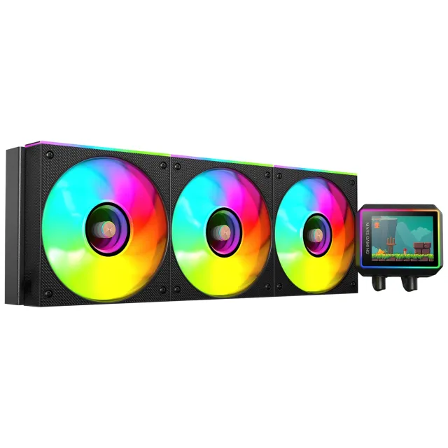 Mars Gaming ML-VISIONII360 Dissipatore Liquido Nero Display