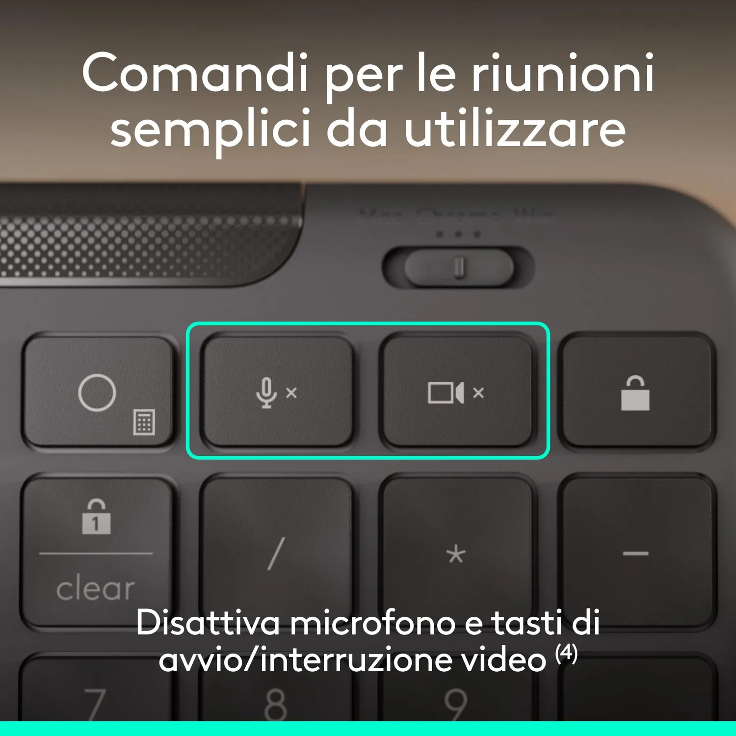 Logitech Signature Slim MK620 kit tastiera e mouse USB-C silent