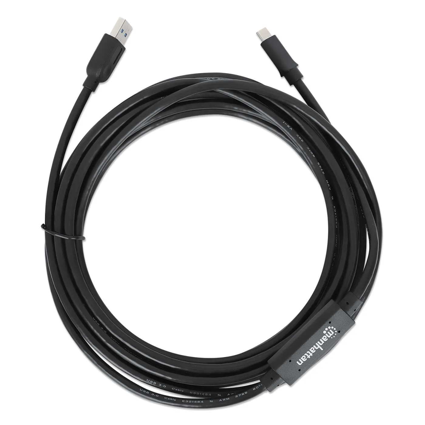 Manhattan USB 3.0 cavo USB-A USB-C 5 m 5 Gbps