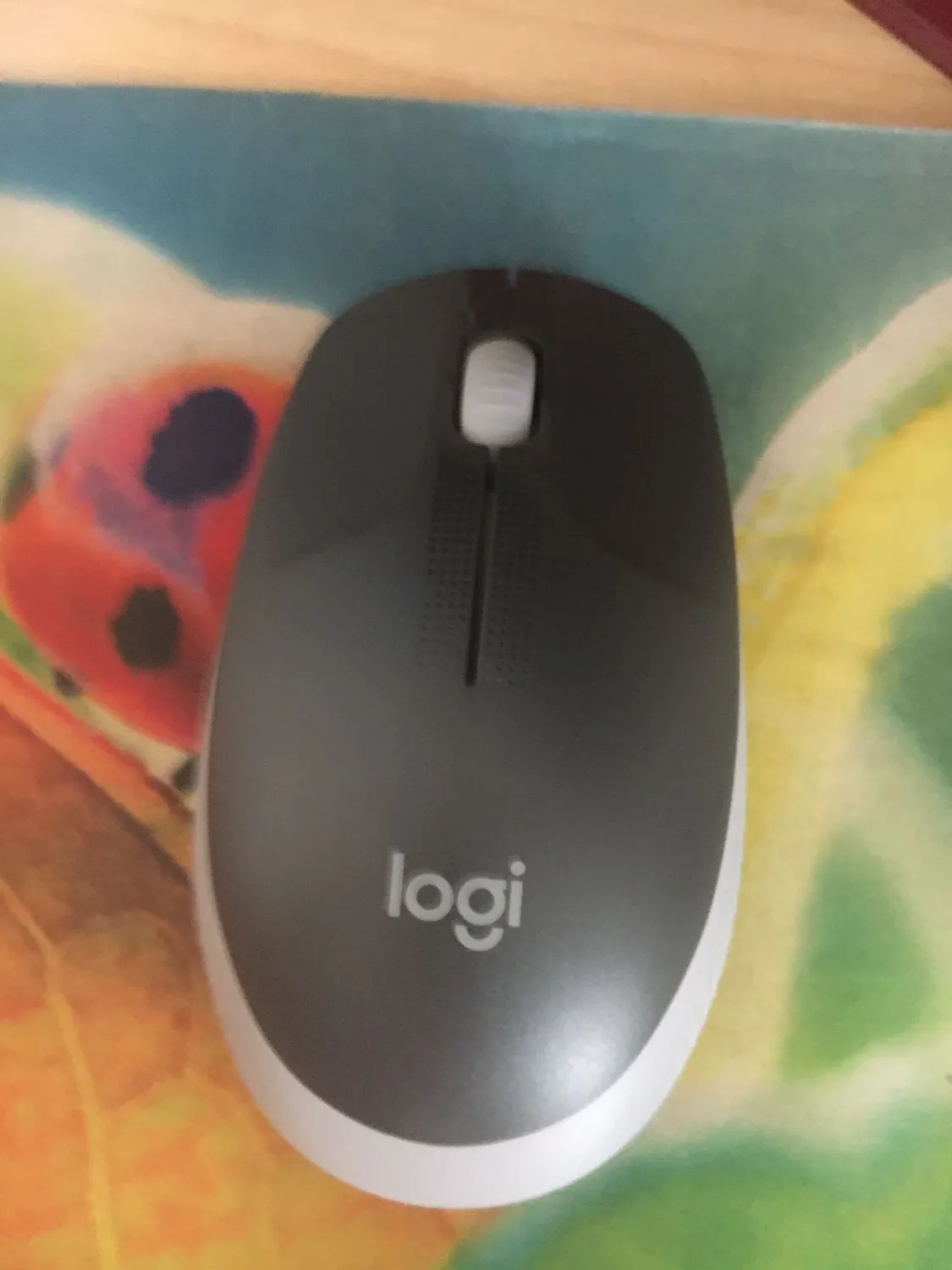 Logitech M190 mouse wireless blu formato grande